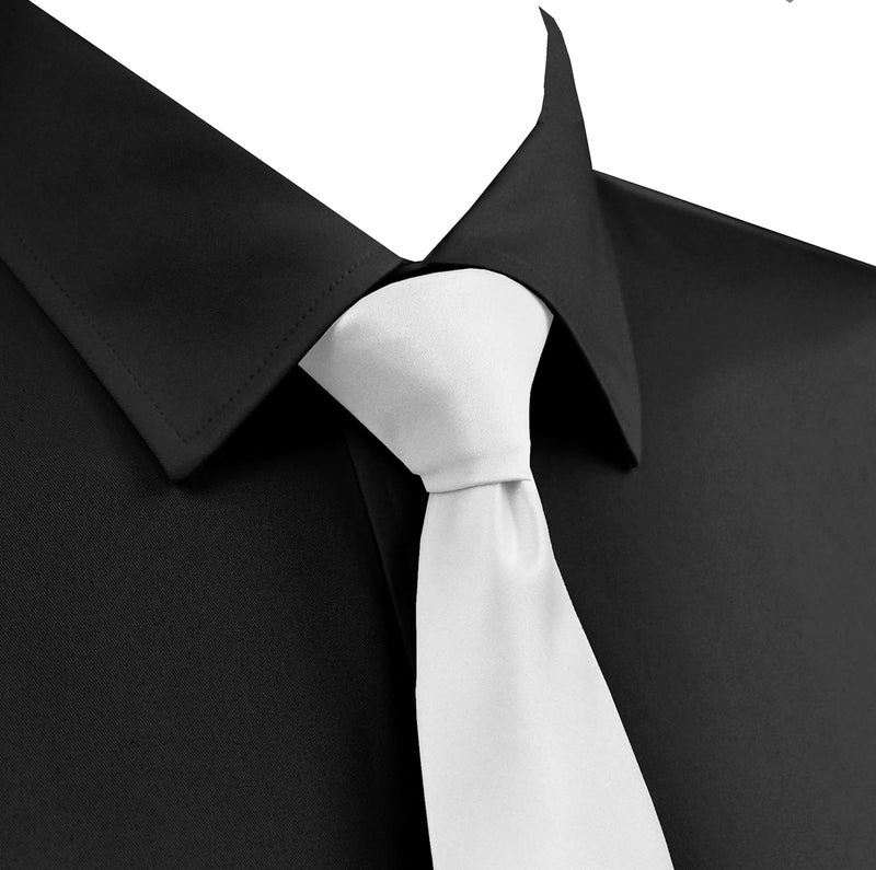 Trilece Ties for Men - Men's Solid Color Ties - Formal Neckties for Men - Neck Tie for Man - Image 2